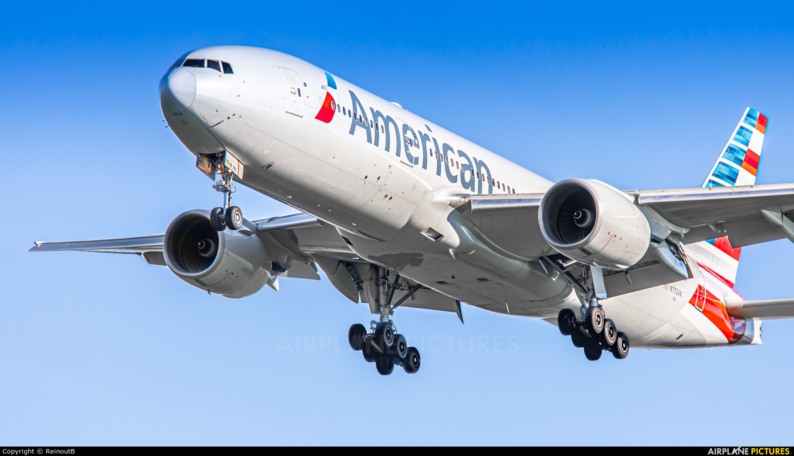 American 777 first class